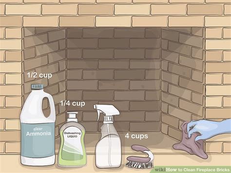 How To Clean Fireplace Bricks 9 Steps With Pictures Wikihow Life