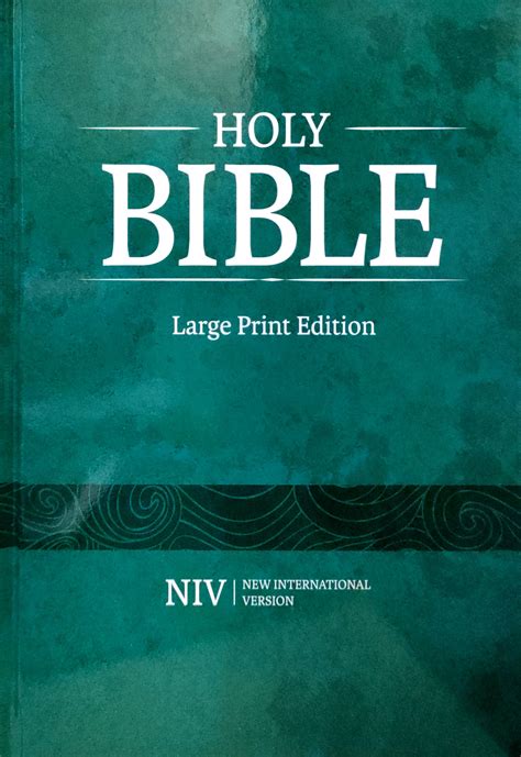 Bible Niv Holy Bible Niv Illustrated Large Print Hardcover Green