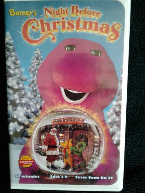 Barney S Night Before Christmas Vhs Never Grelly Usa