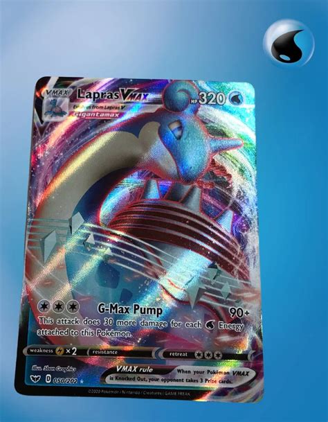 Lapras Vmax Sword Shield Tcg Coleccionistas