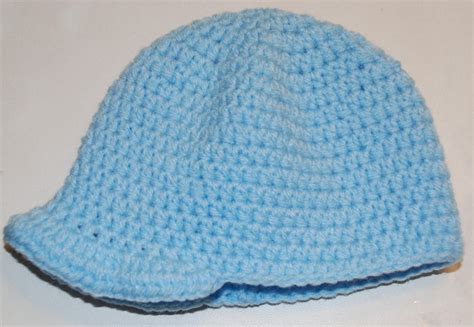 Amy's Crochet Creative Creations: Crochet Newborn Baseball Cap