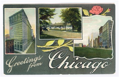 Chicago Postcard Museum Greetings From Chicago Lobby