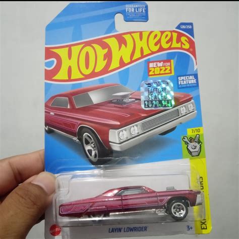 Hot Wheels Layin Lowrider 紅色壓鑄汽車系列微型車 蝦皮購物