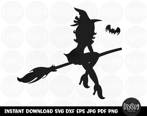 Witch Svg Sexy Witch Halloween Svg Witch Svg Broom Svg Etsy