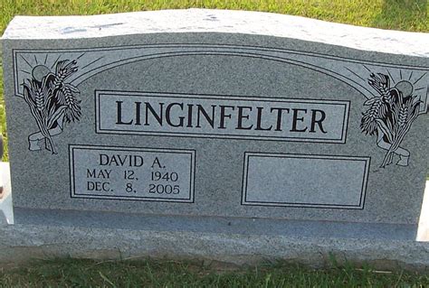 David Albert Linginfelter 1940 2005 Find A Grave Memorial