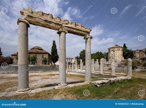 Ancient Agora, Athens, Greece Stock Photo - Image of city, greece: 92582532