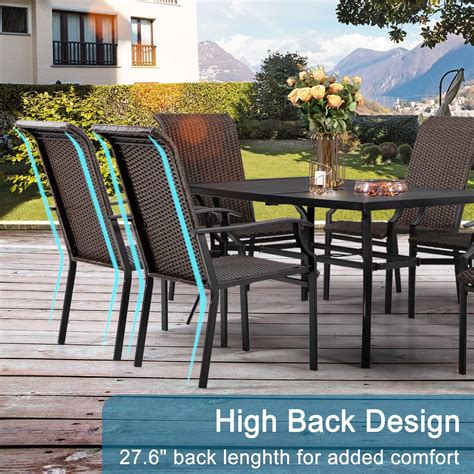 Buy Sophia William Patio Dining Set 7 Piece Wicker Outdoor Table