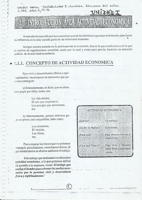 UCH CONT U 1 G E Nº 1 Conceptos Básicos Microeconomia Studocu