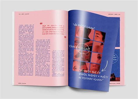 Revista Grito Behance In Book Design Layout Digital Magazine