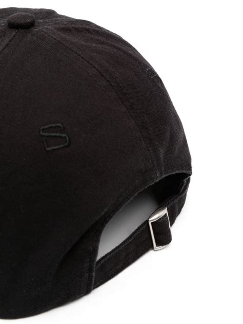 Stüssy logo embroidered Cotton Cap Farfetch