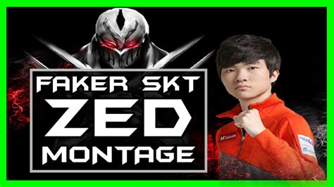 League Of Legends 2016Faker Zed Montage Season 6 Faker Best Zed