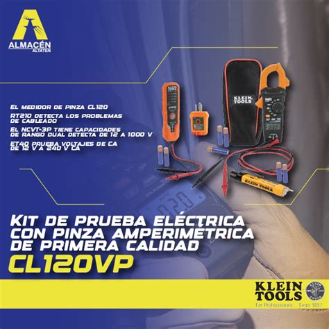 Kit De Prueba El Ctrica Con Pinza Amperim Trica De Primera Calidad