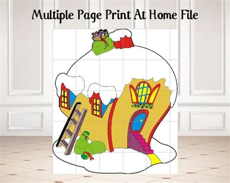 Whoville Houses 48 Inch Cutout Files / Three Whoville House - Etsy in ...