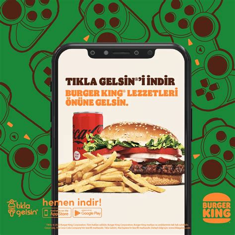 Burger King Türkiye On Twitter Burger King® Lezzetlerini Tıkla Gelsin