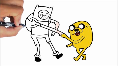 How To Draw Finn And Jake Adventure Time Nostalgia Week Youtube