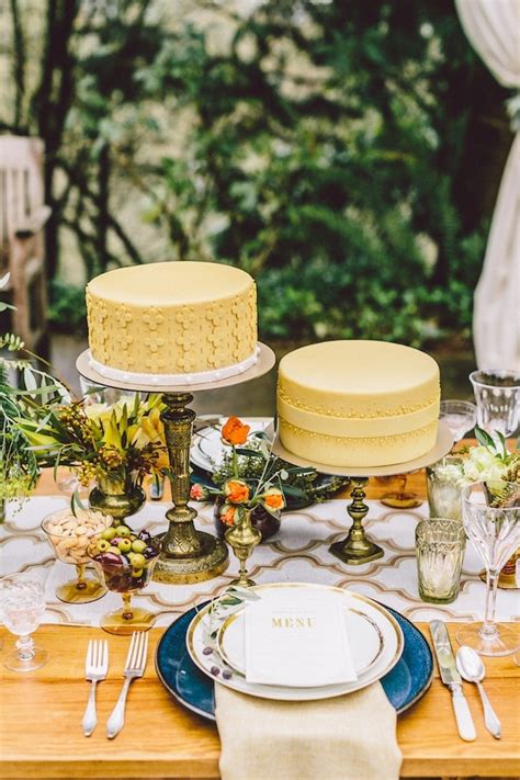 Vintage Ambiance Brass Candleholders Make Fabulous Cake Stands Cakes