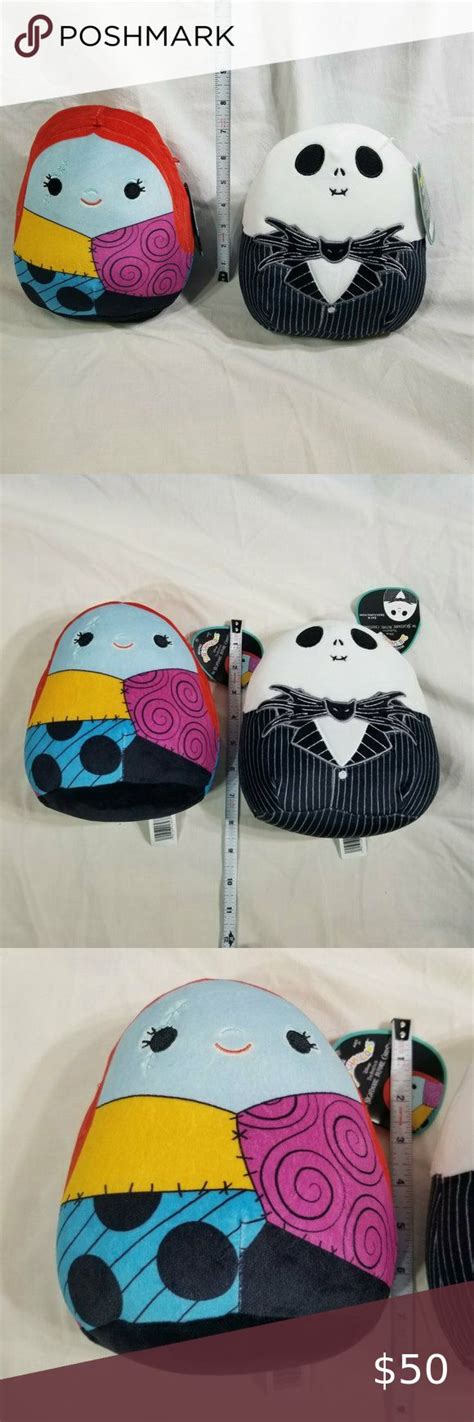 NWT Small Squishmallows Nightmare Before Christmas Jack Skellington And