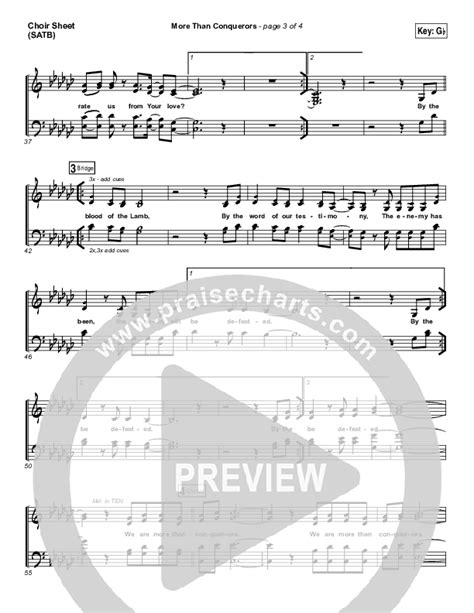 More Than Conquerors Sheet Music Pdf Steven Curtis Chapman Praisecharts