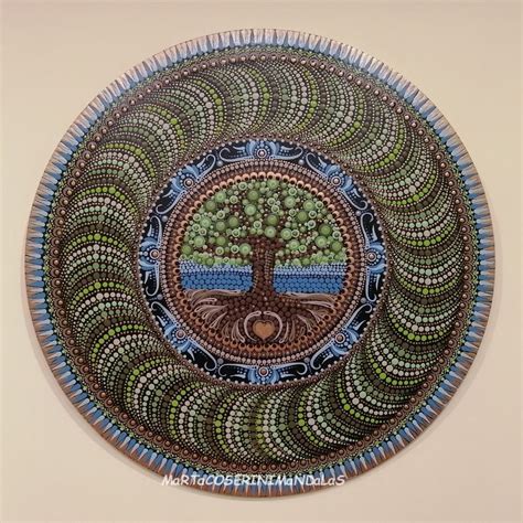 Mandala 50 Cm D El Arbol De La Vida En 2023 Arbol De La Vida Mandalas