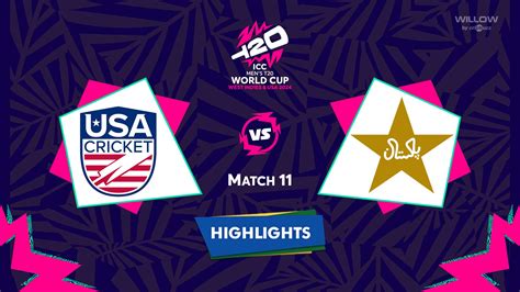 Nosthush Kenjige Wickets Vs Pakistan Usa Vs Pak Th Match Match