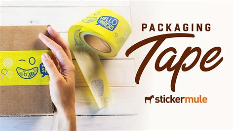 Custom Packaging Tape Sticker Mule Youtube