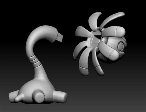 Pokemon Lileep Cradily 3d Model 3d Printable Cgtrader