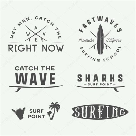 Vintage Surf Logos