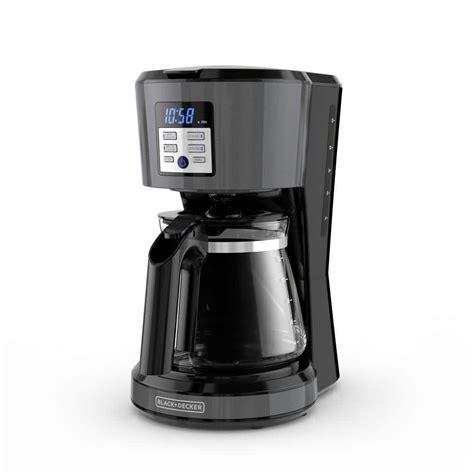 BLACK+DECKER 12-Cup Black Stainless Steel Coffee Maker with VORTEX Technology CM1331BS - The ...