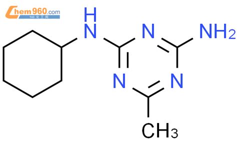 99191 12 5 1 3 5 Triazine 2 4 diamine N cyclohexyl 6 methyl 化学式结构式分子