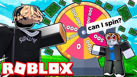 Spin The Wheel For Robux In Pls Donate Youtube