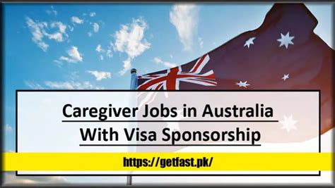 Caregiver Jobs In Australia With Visa Sponsorship Getfastpk