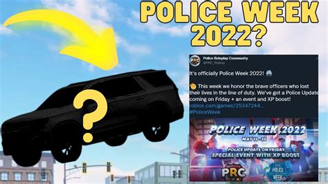 New Erlc Update Leaks Police Week 2022 New Event Leaks