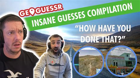 Insane Guesses Compilation Geoguessr Team Duels Youtube