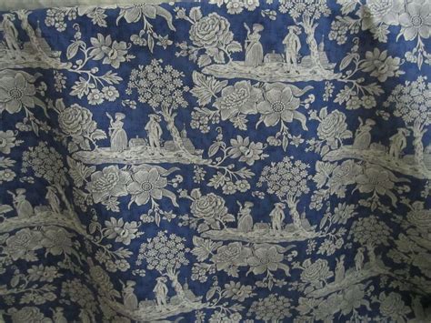 Pierre Deux Blue Cream La Declaration French Country Toile Pastoral Fabric Pierredeux French