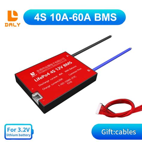 Daly 12v 4s Lifepo4 Bms 10a 15a 20a 30a 40a 50a 60a Waterproof Bms With