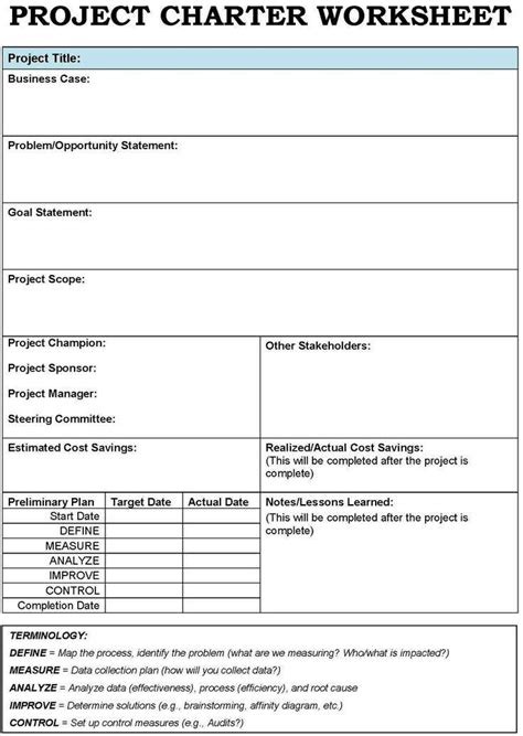 Best 25+ Project charter ideas on Pinterest | Lean project ...