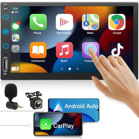 Buy Double Din Car Stereo Radio Voice Control Apple Carplay Android