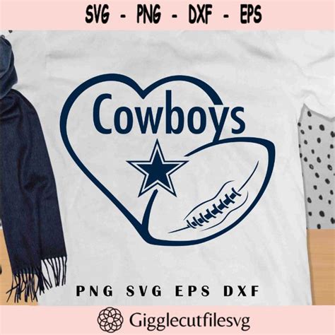 Cowboys Svg Love Cowboys Svg Love Cowboys Football Svg Cowboys Png