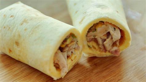 Chicken Tortilla Wrap Beharry Kitchen