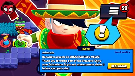 Skins Para Edgar Brawl Stars Brawl Stars Como Conseguir A Tara Gratis