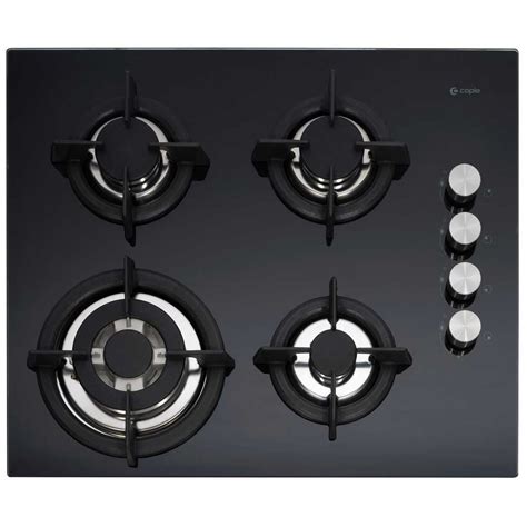 Caple Black Gas On Glass Hob C744g Hobs From Taps Uk