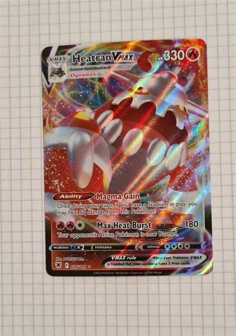 Heatran Vmax Pokemonkarte Kaufen Auf Ricardo