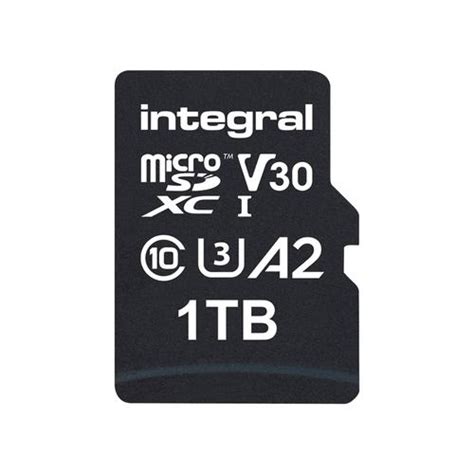 Integral 1TB UltimaPRO A2 V30 High Speed MicroSD Card SDXC UHS I U3