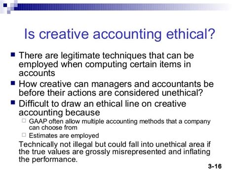 Creative Accounting