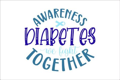 Awareness Diabetes We Fight Together Graphic By Mninishat · Creative