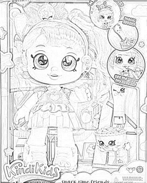 Kindi Kids Dolls Coloring Page Coloring Pages