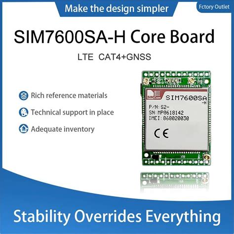 Simcom Sim Sa Lte Cat Core Board Breakout Kit Te A Pcs