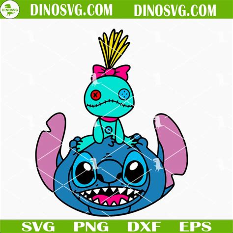 Stitch And Scrump Doll Svg Lilo And Stitch Svg Disney Svg Files For Cricut Dinosvg