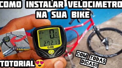 Como Instalar Velocimetro Na Sua Bike Tutorial Youtube