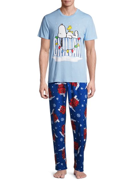 Peanuts Mens Pajama Set